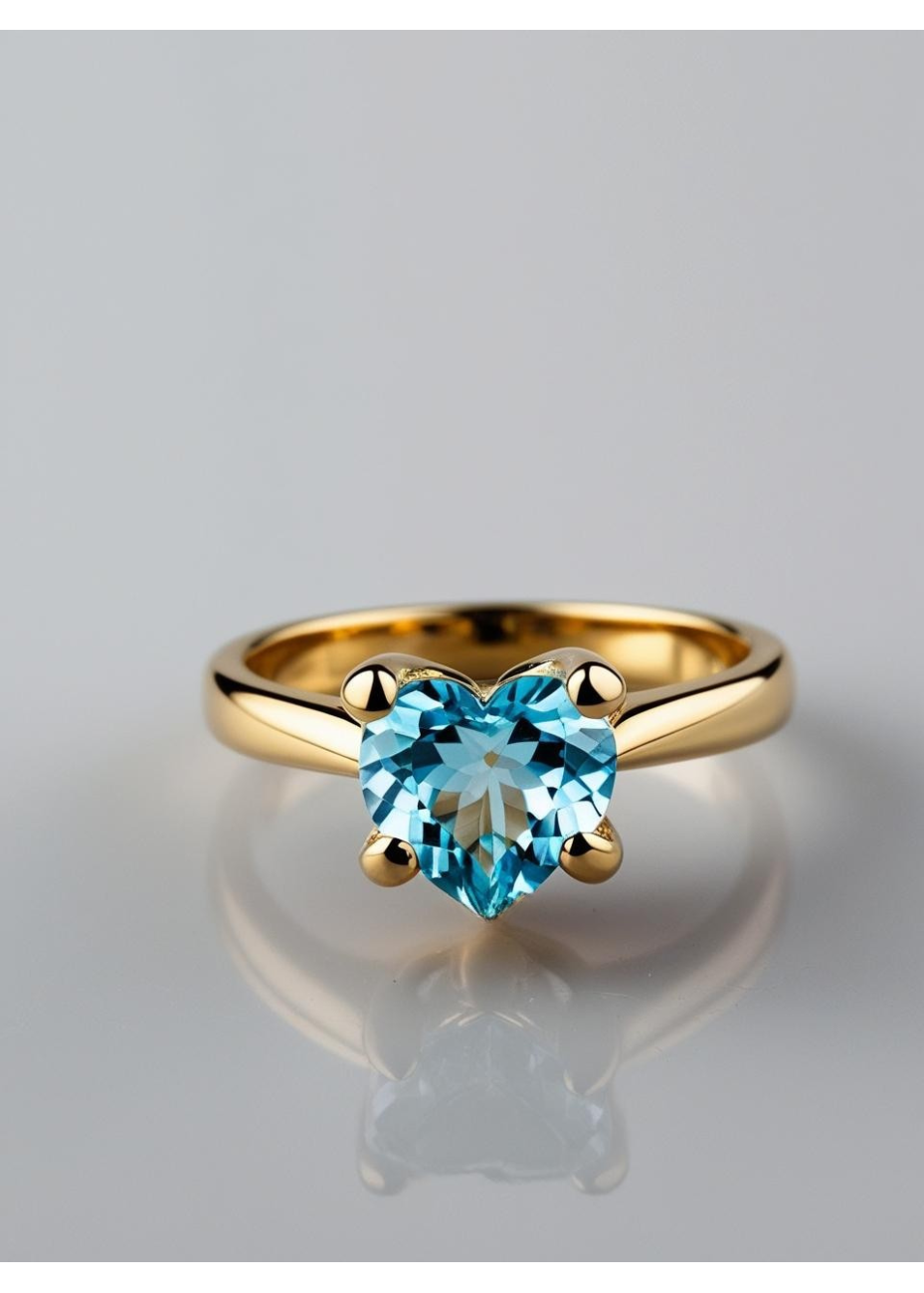 Anillo con Piedra en Forma de Corazón | Colección UNUM - DICAROLO