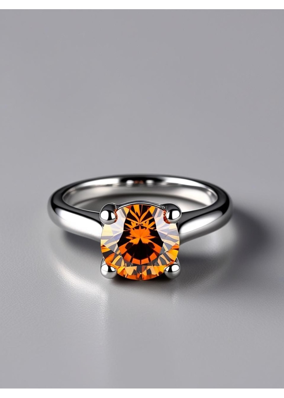 Anillo con Piedra Redonda Intercambiable | Colección UNUM - DICAROLO