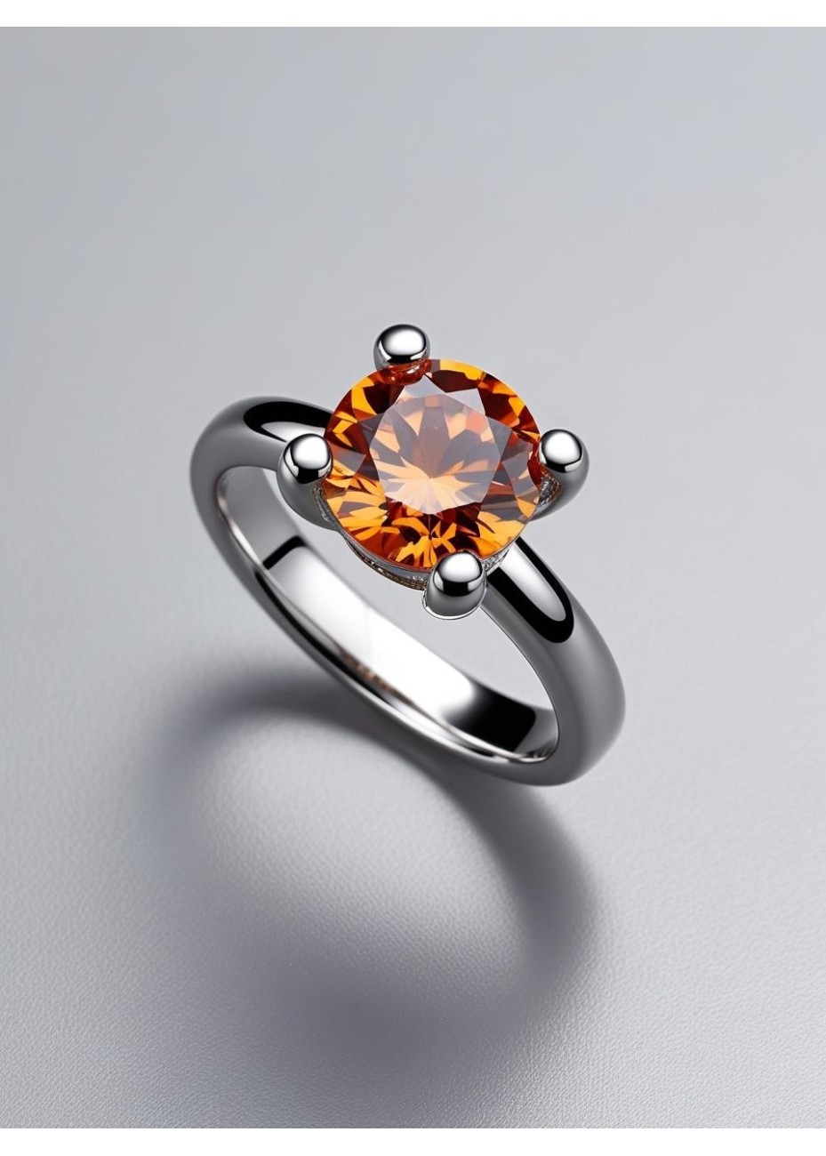 Anillo con Piedra Redonda Intercambiable | Colección UNUM - DICAROLO