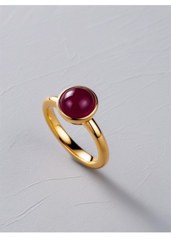 Cabujón Oro Amarillo | Piedra Intercambiable para Anillos - DICAROLO