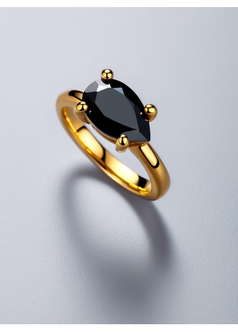 Anillo con Piedra en Forma de Lágrima | Colección UNUM - DICAROLO