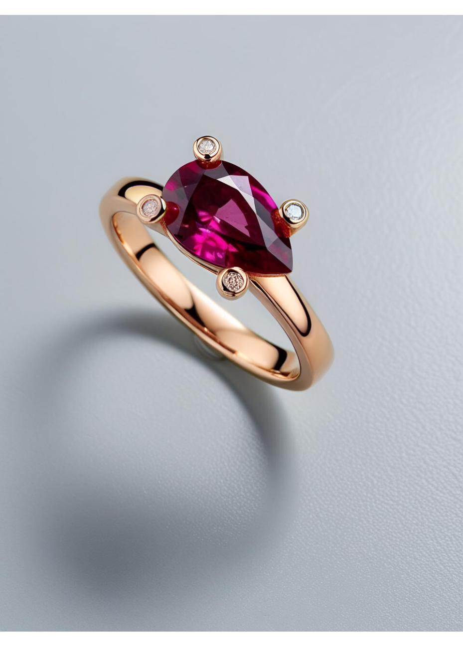 Anillo Lágrima Deluxe Intercambiable | Colección UNUM - DICAROLO