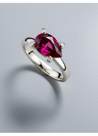 Anillo Lágrima Deluxe Intercambiable | Colección UNUM - DICAROLO