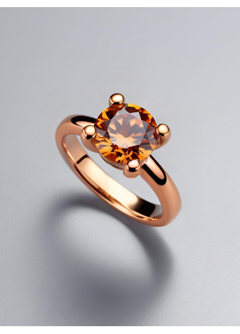 Anillo con Piedra Redonda Intercambiable | Colección UNUM - DICAROLO