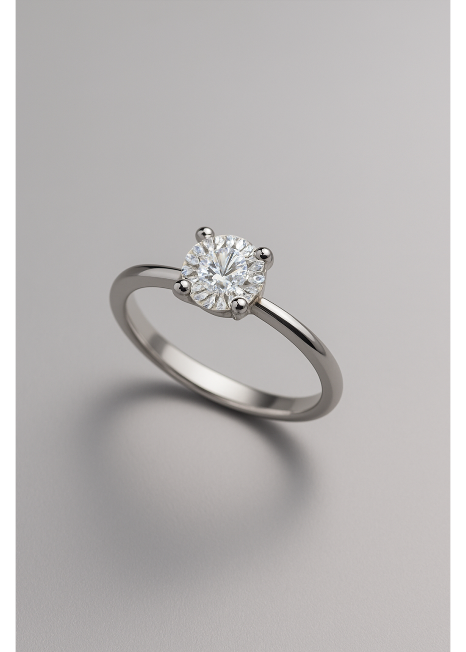 Anillo con Piedra Redonda Intercambiable | Colección UNUM 6 - DICAROLO