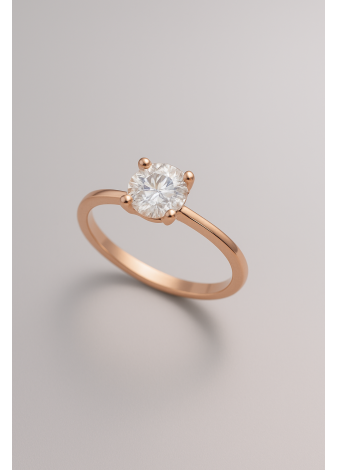 Anillo con Piedra Redonda Intercambiable | Colección UNUM 6 - DICAROLO