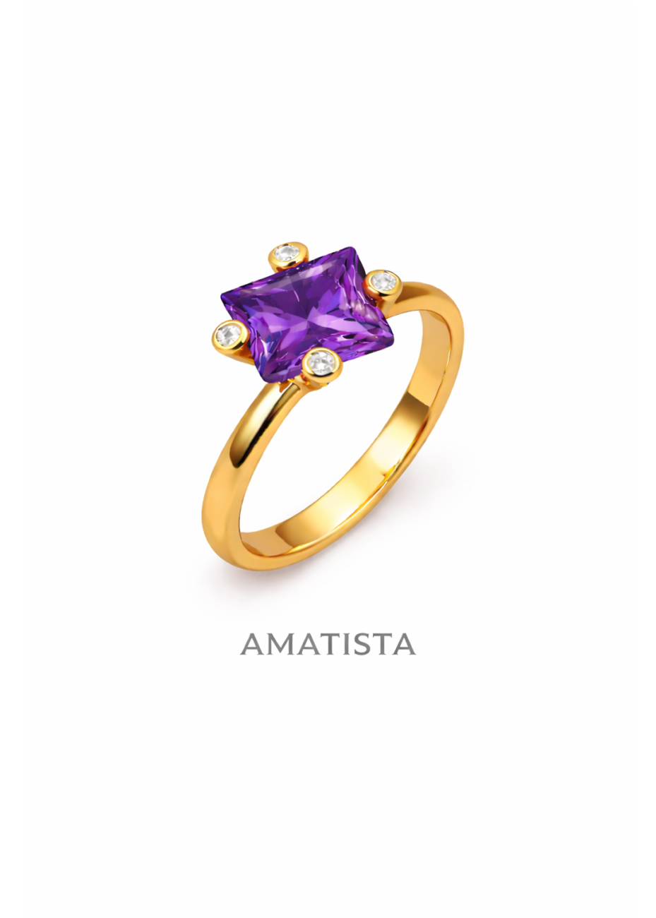 Anillo Cuadrado Deluxe Intercambiable | Colección UNUM - DICAROLO