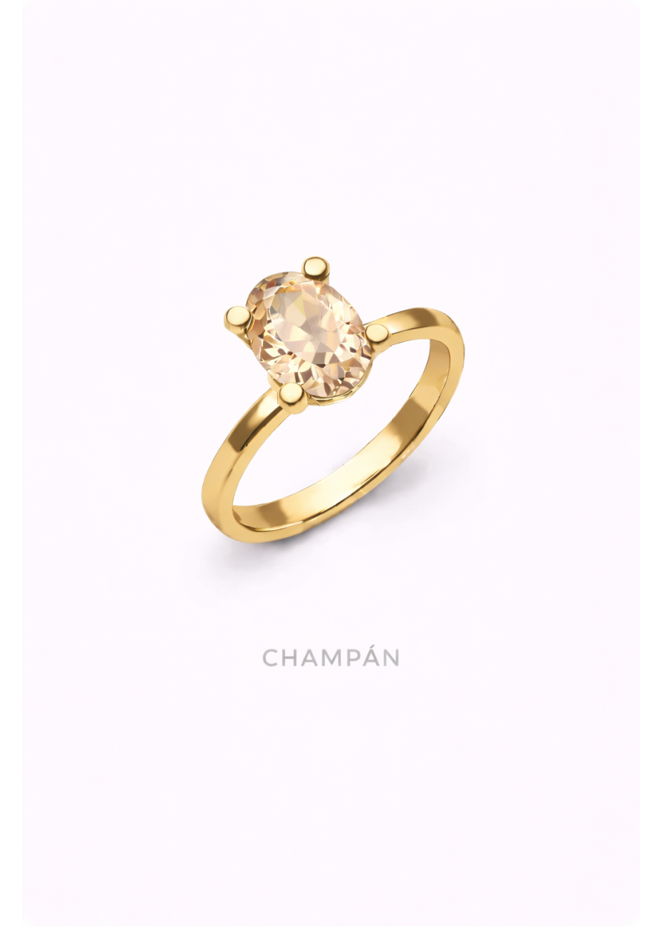 Anillo con Piedra Oval Intercambiable | Colección UNUM - DICAROLO