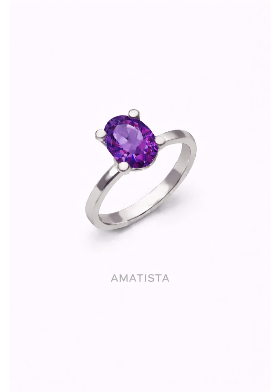 Anillo con Piedra Oval Intercambiable | Colección UNUM - DICAROLO